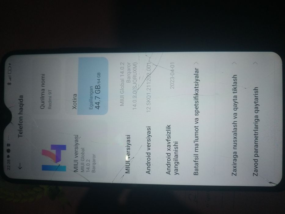 Redmi 9t iPhone 7.6ga alishaman ustiga pul qushib