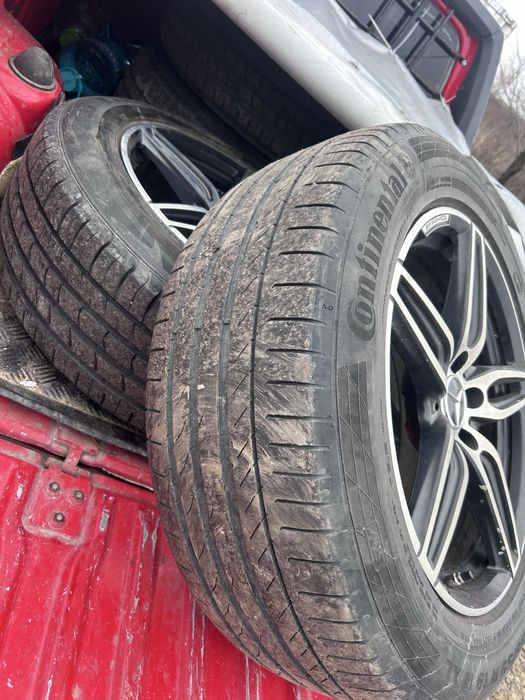 Jante Mercedes Benz*doua latimi*5x112*R19*cu anvelope vara 255 55 R19