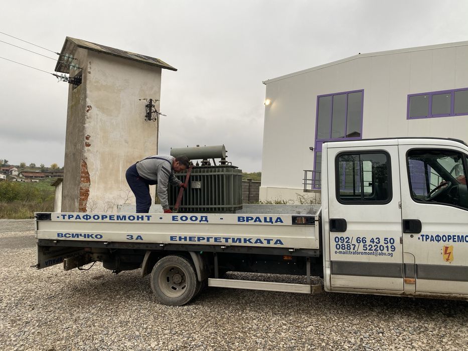 Покупко-продажба и ремонт на силови трансформатори от 25 до 1600кА