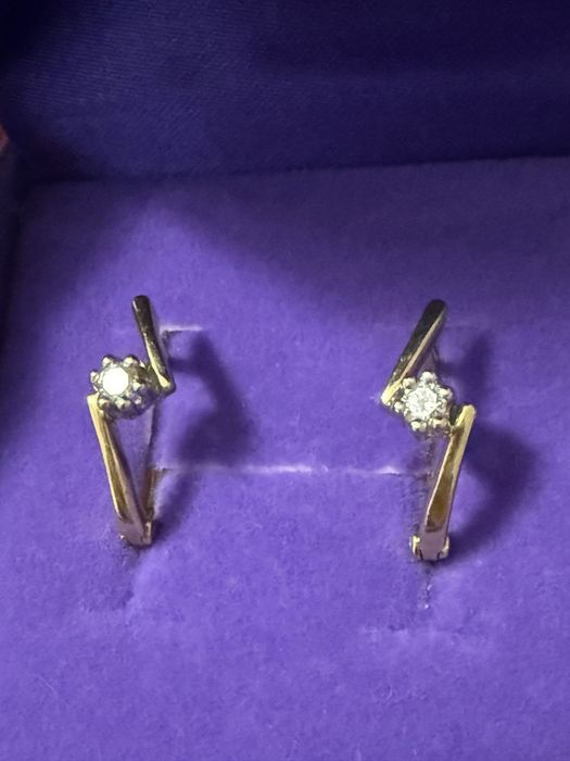 Бриллиантовые серьги
