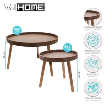 NOU Set 2 mese mdf, maro