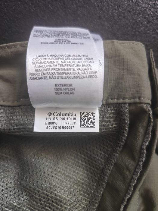 Pantaloni Scurți Columbia Copii 8 Khaki Nailon Ripstop