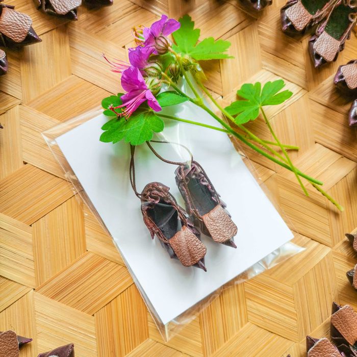 Сувенирни цървулчета от естествена кожа