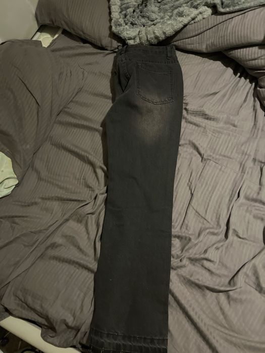 flared jeans black