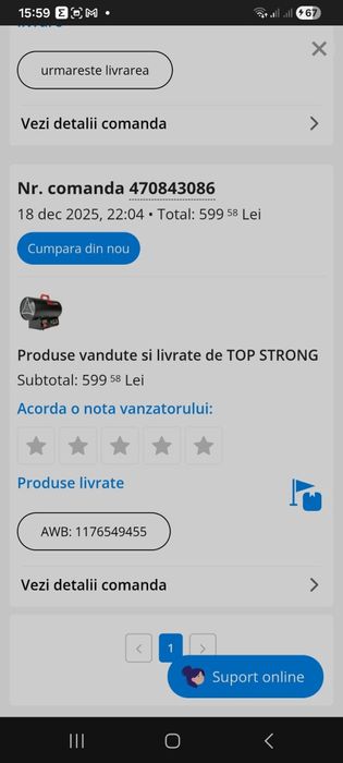 Tun de căldură  nou neutilizat