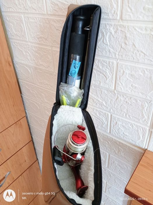 Шаранска пръчка Шимано, пълен комплект.