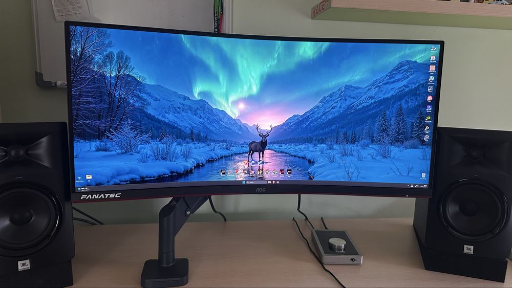 Monitor AOC 34 Ultrawide 180Hz