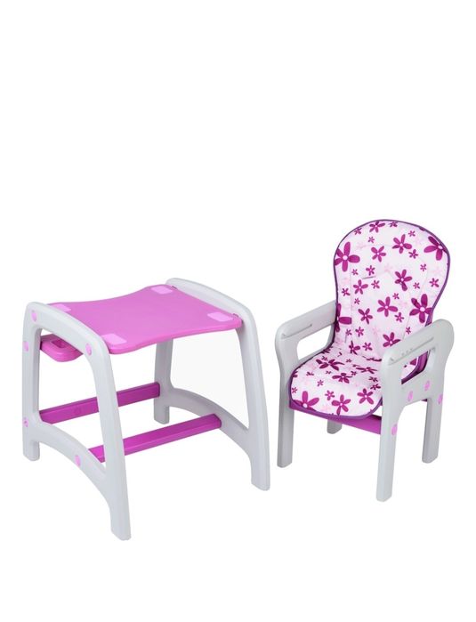 Scaun de masa 2 in 1 pentru bebelusi si copii