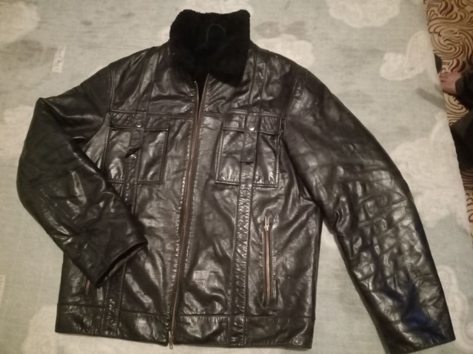 Мужская кожаная куртка