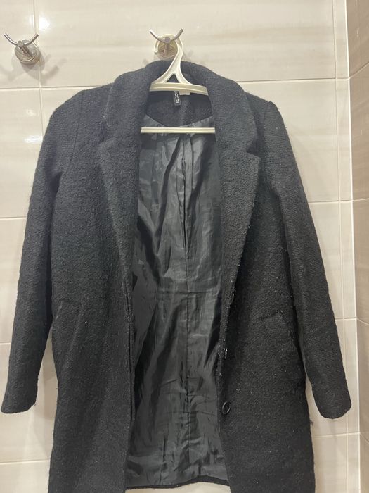 Черно дамско палто