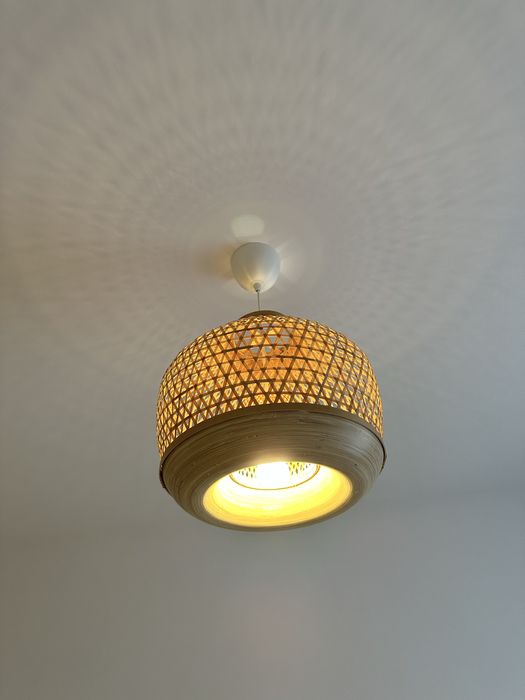 Lustră bambus / ratan stil boho – design modern
