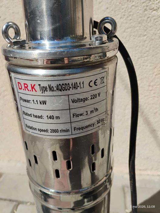 Kit hidrofor , pompă submersibila, bazin 24 litri