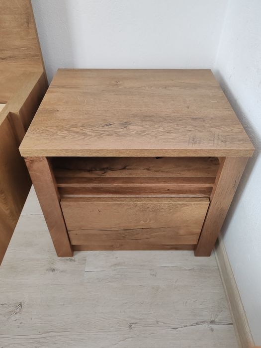 Pat 160x200 cu somieră+2 noptiere