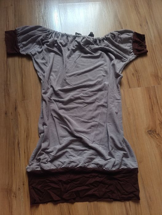 y2k 2000s off shoulder тениска