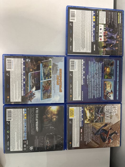 5 игр на пс 4 состаяние новых