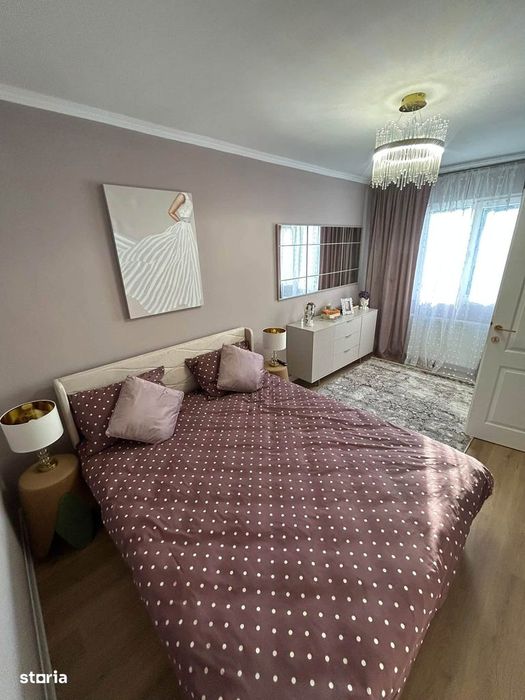 De vanzare apartament cu 2 camere, renovat,mobilat si utilat 53500euro