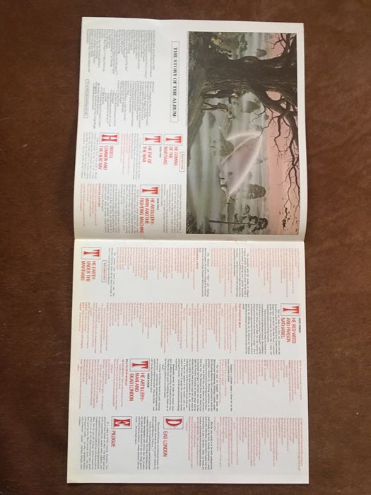 Двоина Грамофонна   плоча The War Of The Worlds