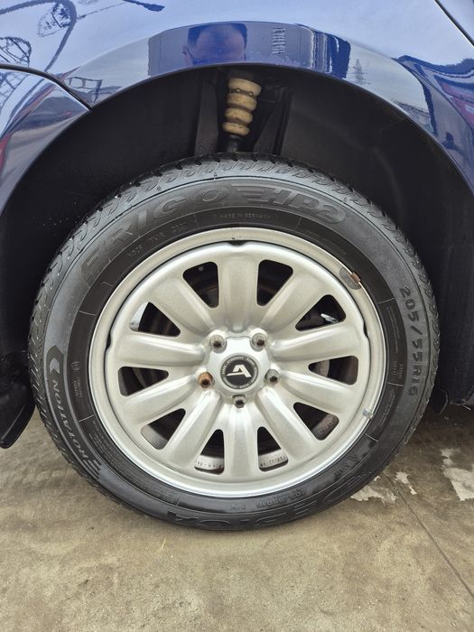 Jante hibrid alcar otel Silver 6/16 5x112 ET43 anvelope iarna