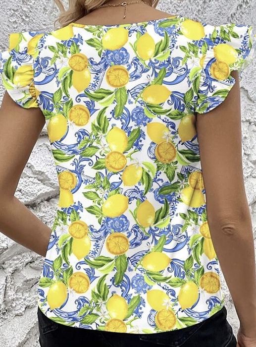 Сладка блузка с лимони