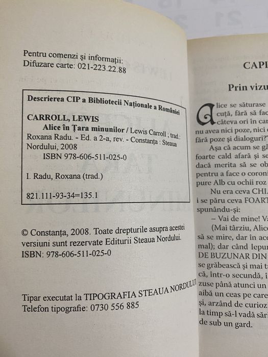 Alice in tara minunilor-Lewis Carroll