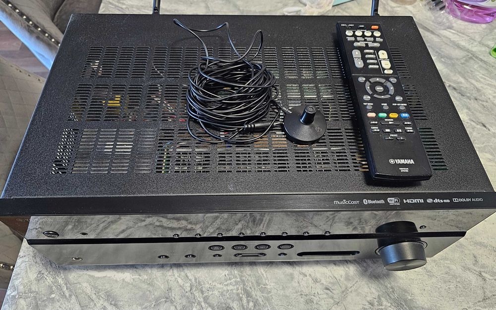 Yamaha RX-V485 – Receiver AV 5.2, 4K, Wi-Fi, Bluetooth, MusicCast