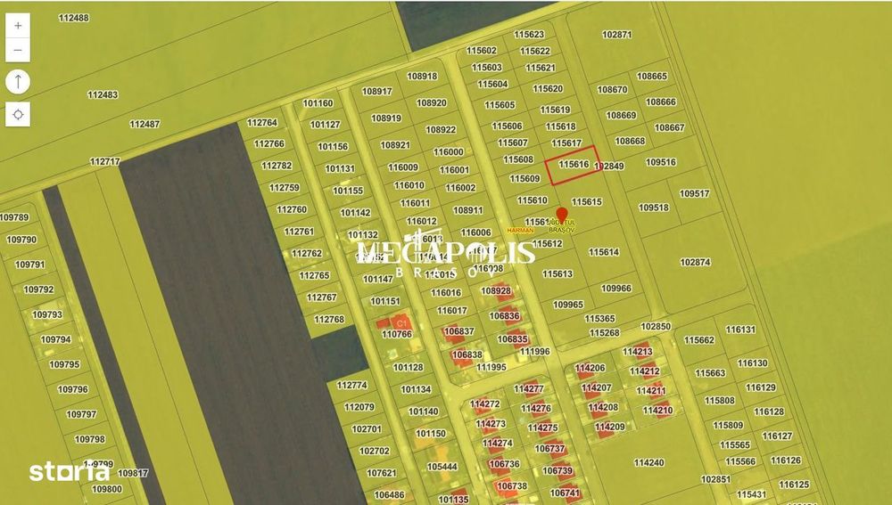 Parcela pentru Constructii / Utilitati / Zona Proxim Residence