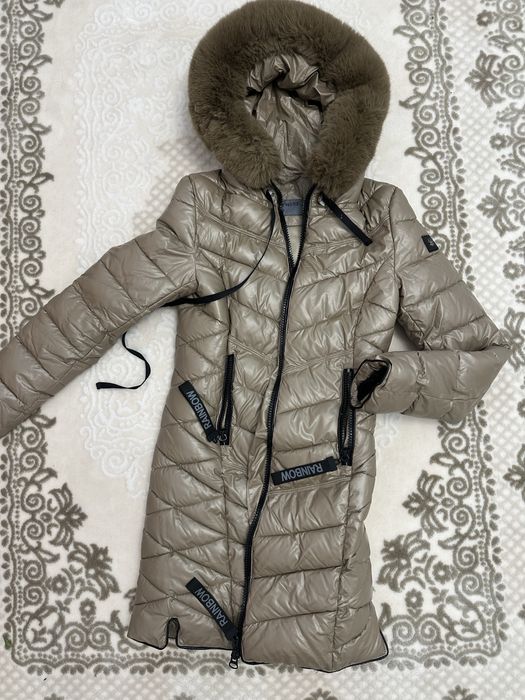 Palton dama rosu si rosu cu negru S