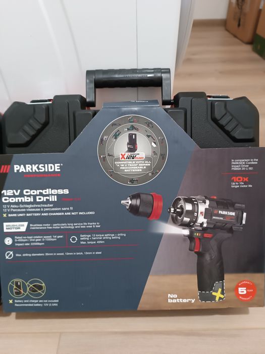 12 V Акумулаторни безчеткови винтоверти Parkside Performance