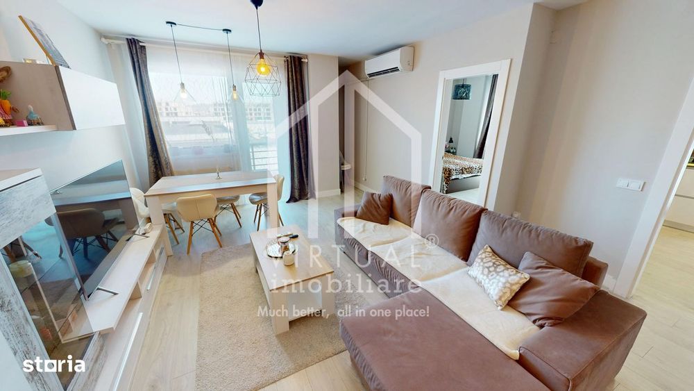 Apartament de vanzare in Sibiu, 77 mp, mobilat si utilat, cartier Alma