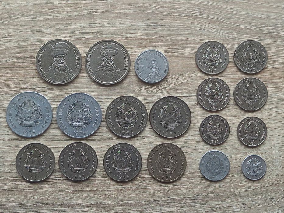 Лот румънски монети (1956 - 2001)