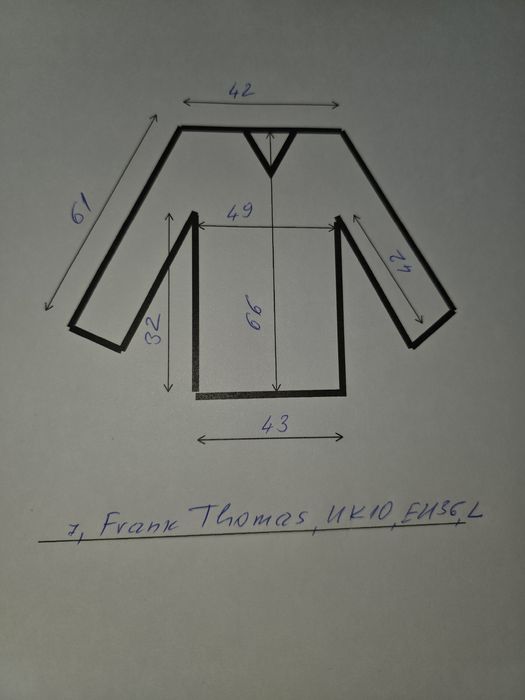 Мото яке Frank Thomas, UK 10, EU 36, L