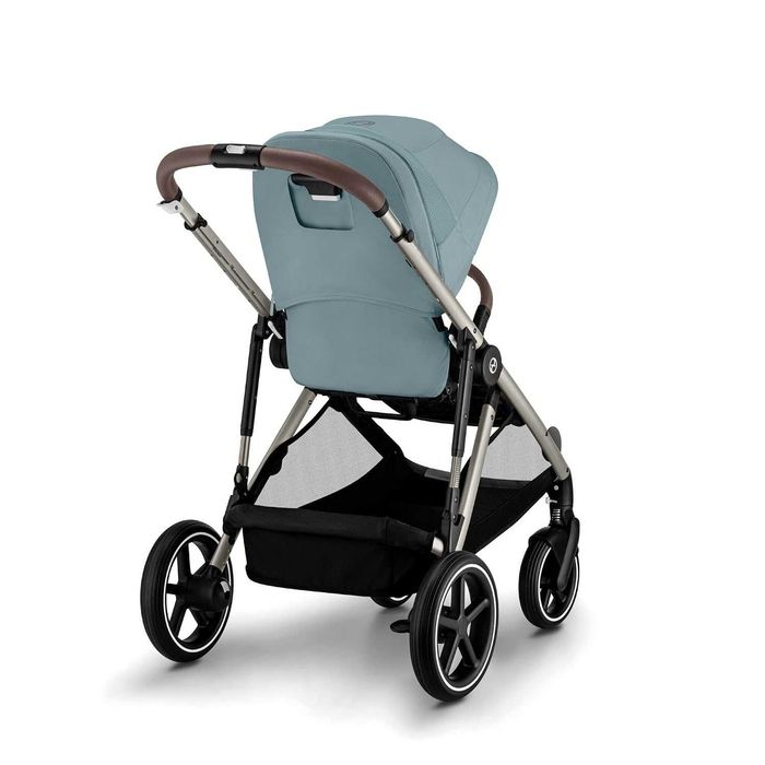 Нова Бебешка Детска Количка за Близнаци Cybex Gazelle S, 2 години Гаранция, 0-4г, 0-22кг, Синя или Кафява