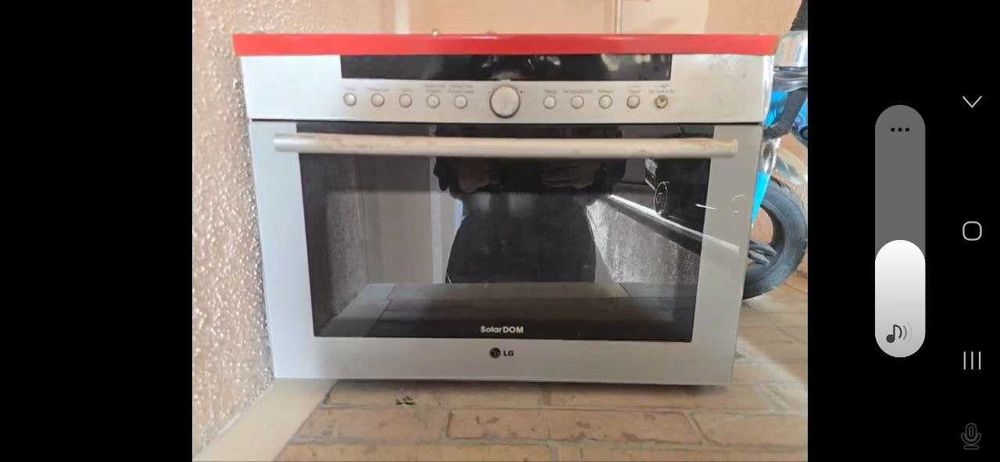 LG микроволновка с грилью made in korea
