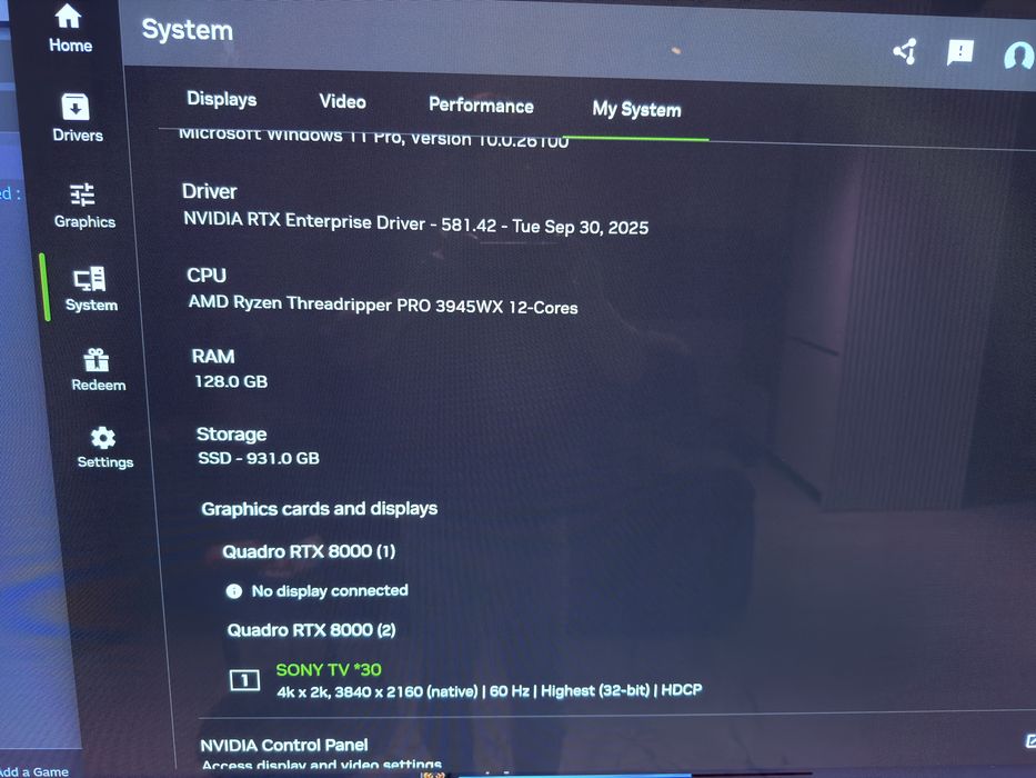 Statie grafica Lenovo P620 Nvidia RTX 8000