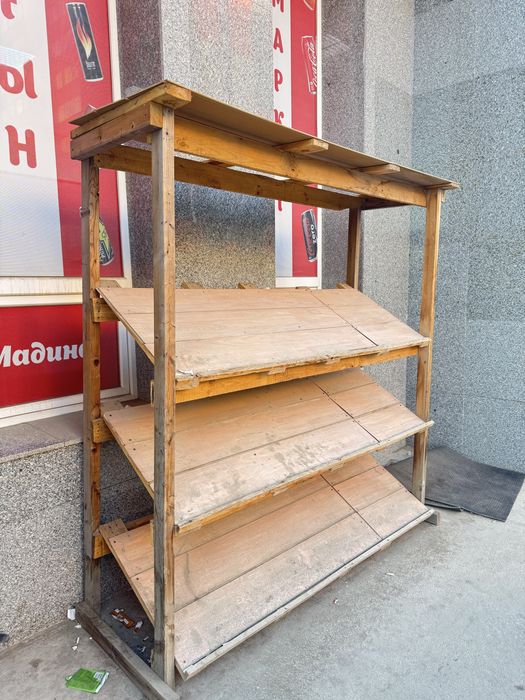 Полка овощная деревянная