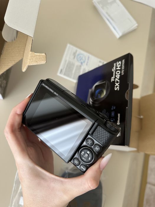 Canon SX740 Negru - NOU cu GARANȚIE 2 ANI