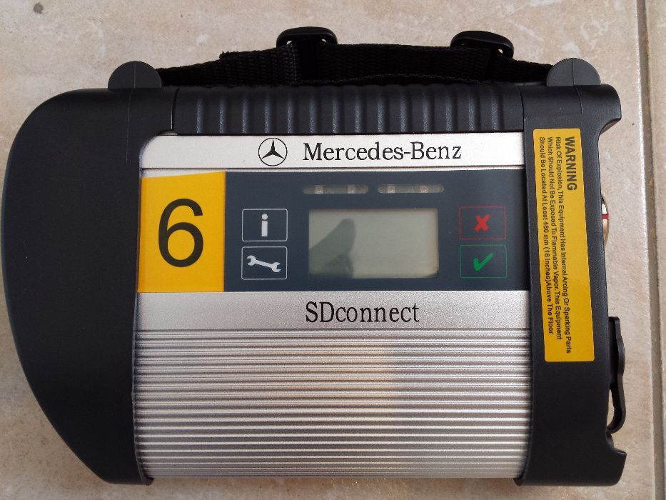 Tester auto Mercedes C4 SD Connect Pro 12/24 V + Laptop Militar V.2023