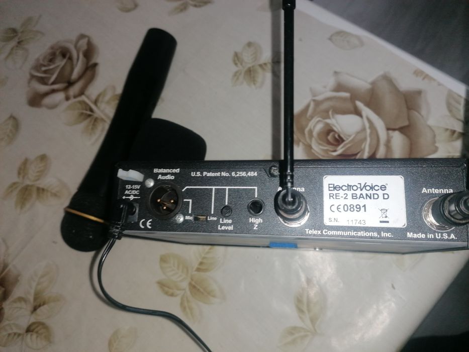 Oferta! Microfon wireless electrovoice re 2 cu capsula nd 767 (shure)