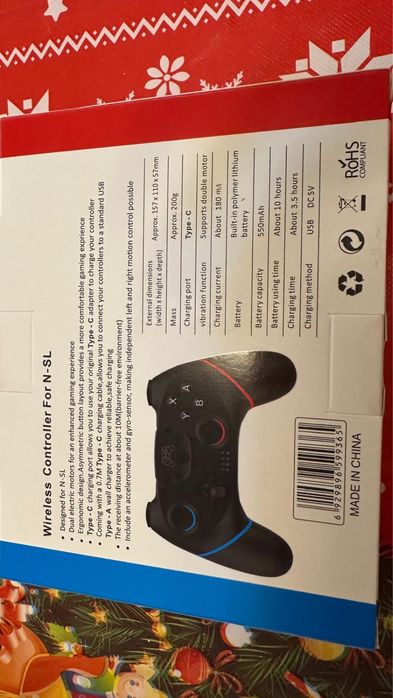 Maneta rgb echtpower nintendo sw/pc/ios/android noua sigilata