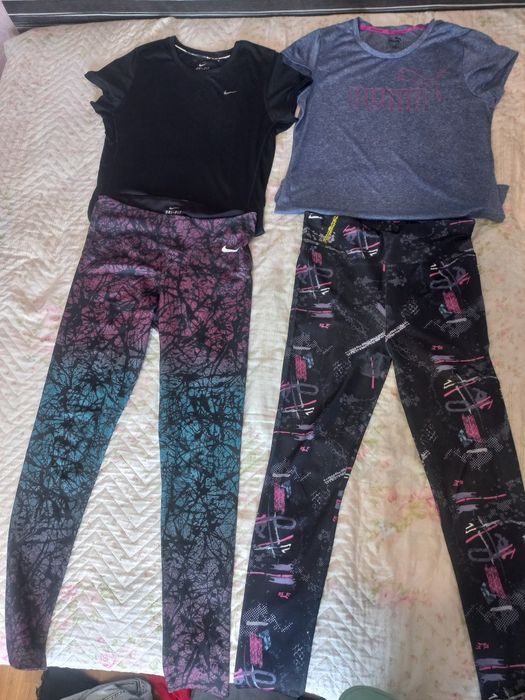 Дамски спортен сет Junona/ Оригинална тениска Adidas/ Nike