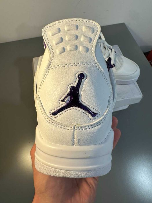 Nike Air Jordan 4 Retro White Court Purple marimea 44