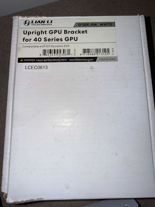 Lian Li O11D EVO Upright, White, O11DE-9W