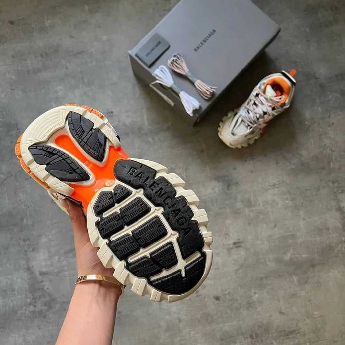 Balenciaga Track – White & Orange