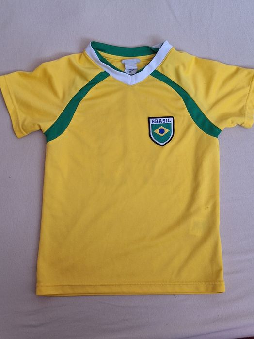Tricou sport Brasil 110-116, 4-6 ani H&M+ vesta reflectorizanta copii