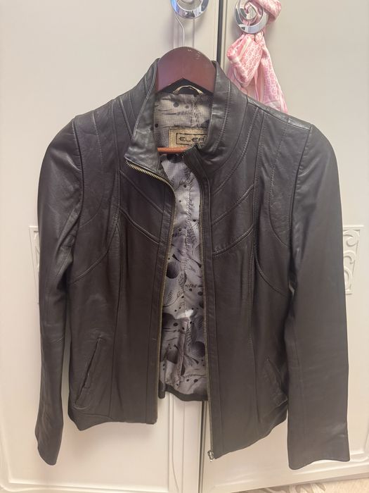 Натуральная Кожаная куртка размер 44