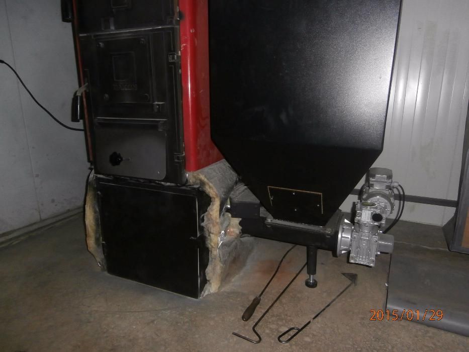 Котел Дряново 
с  пелетна,универсална,ретортна горелка!