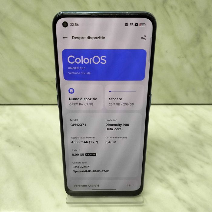 Telefon Oppo Reno 7 5G 256GB 8GB RAM Zeus Amanet Rahova 24658