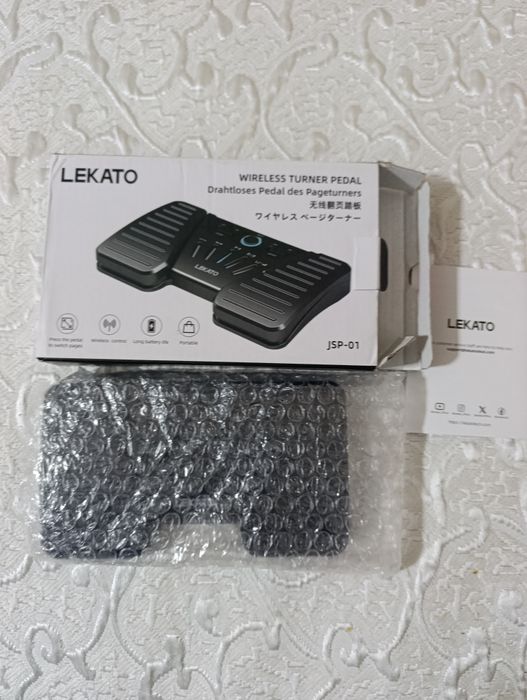 LEKATO Bluetooth педал за завъртане на страници