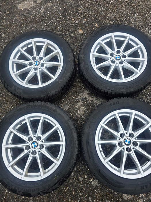 Продавам лети джанти 17" с зимни гуми Goodyear за BMW 5 Серия G30