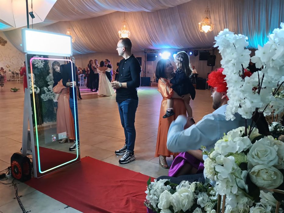 Fum greu dansul mirilor/ cabina foto/ oglinda magica